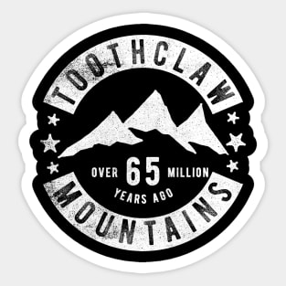 Toothclaw Mountains Sticker